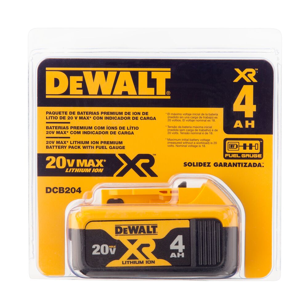 Bateria Premium Compacta 20V Max 4.0Ah DCB204-B3 Dewalt