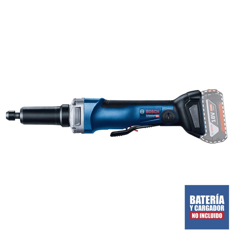 Esmeril Recto 18V 8mm 2300 rpm Baretool (Sin Baterias /Sin Cargador) Bosch GGS 18V-23 PLC_2