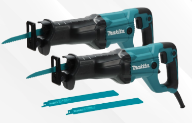 Combo Sierra Sable 1200W (JR3051TK)(x2) +Hoja (80341)(x2) Makita