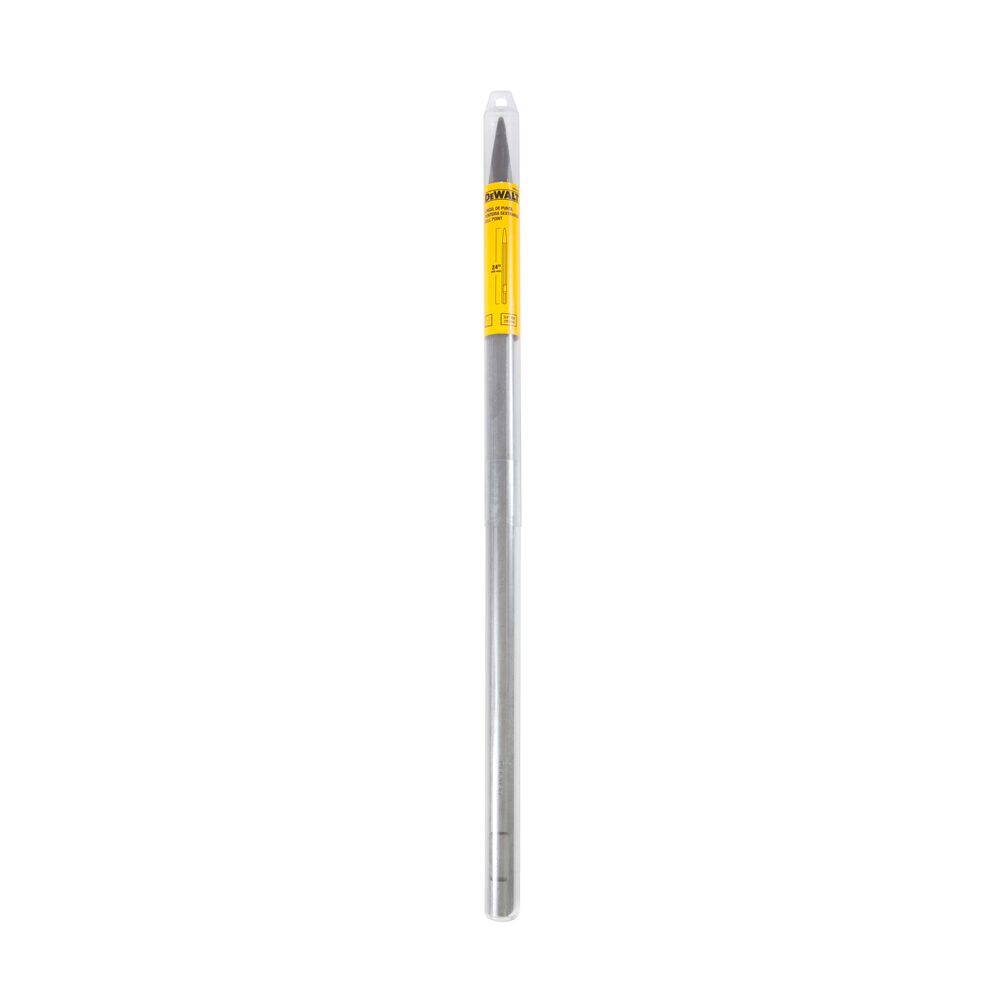 Cincel Hexagonal Punta Aguda 24" x 3/4" (600 x 19mm) Dewalt