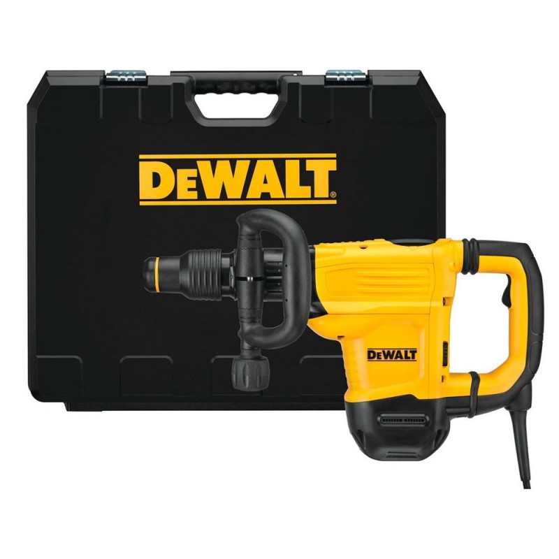 Martillo Demoledor SDS Max 1350W 6 Kg. 10.5 Joules D25832K + Caja plástica Dewalt