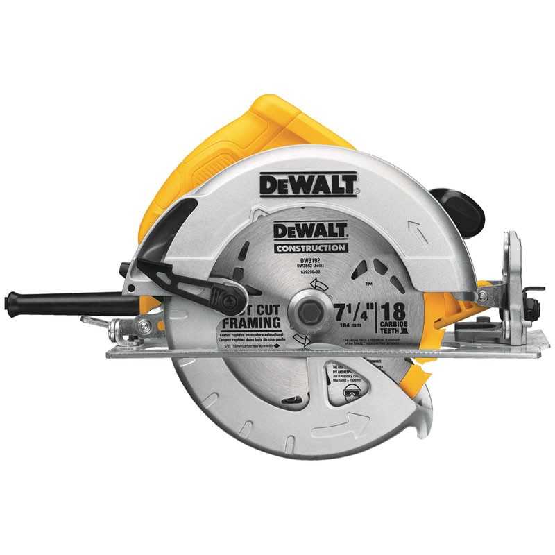 Sierra Circular 7-1/4" 1,800W 5200 RPM Caja Carton Dewalt