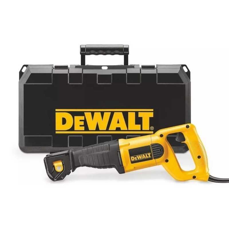 Sierra Sable Electrica 1-1/8" Longitud 1200W + Caja Plastica Dewalt