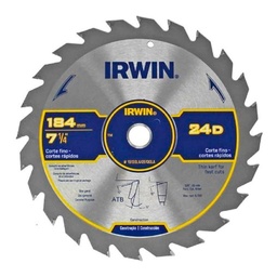 [25230LA] Disco Sierra Circular Portatil 7-1/4" x 40T, 5/8" Universal Granel Irwin