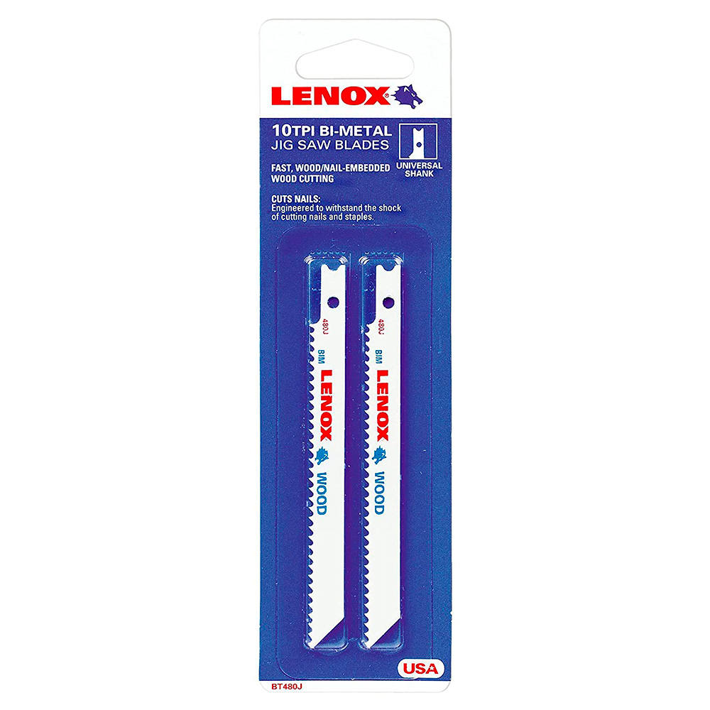 Sierra Caladora Bimetalica Mader/Metal 480J 4" * 3/8" * 0.050" Dpp (10) Universal Lenox