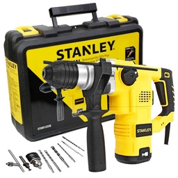 [STHR1232K-B2] Rotomartillo SDS Plus 32mm 1250W (Inc Set x 5 Brocas + 2 Cinceles) Stanley