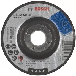 [2608.600.218-000] Disco Abrasivo Desbaste Expert for Metal 115X6.0 (Deprimido) Bosch