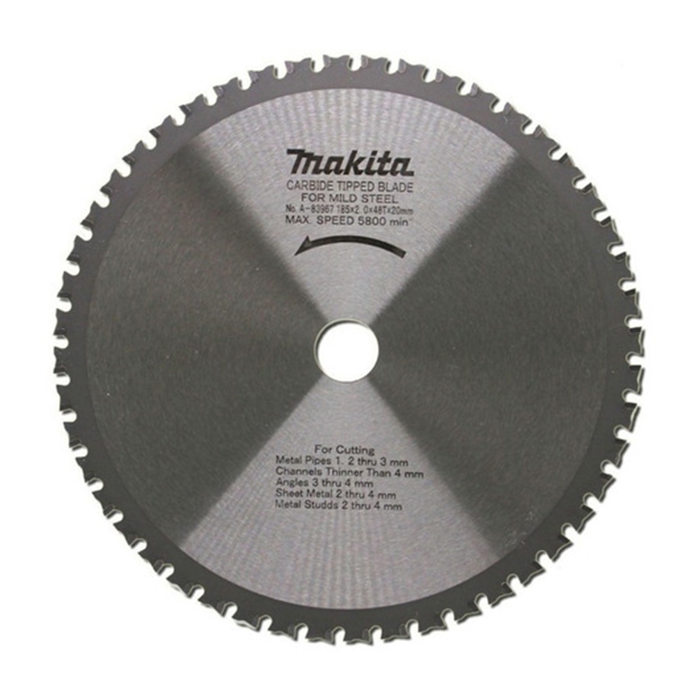 Disco sierra para acero 7-1/4" x 20.0 x 2.0mm.48 dientes Makita
