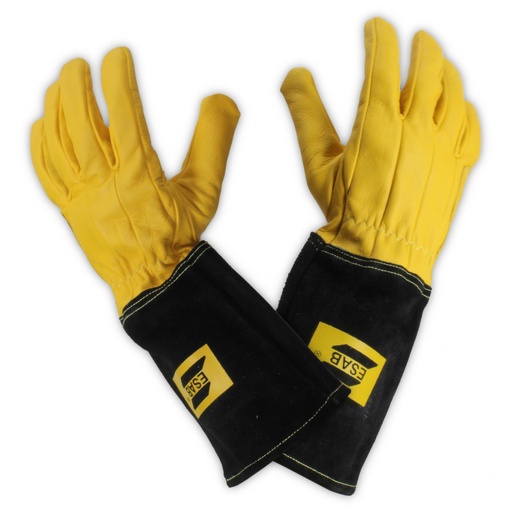 [619806] Guantes Curvos Mig XL Negro y Amarillo Curved Mig Gloves Esab