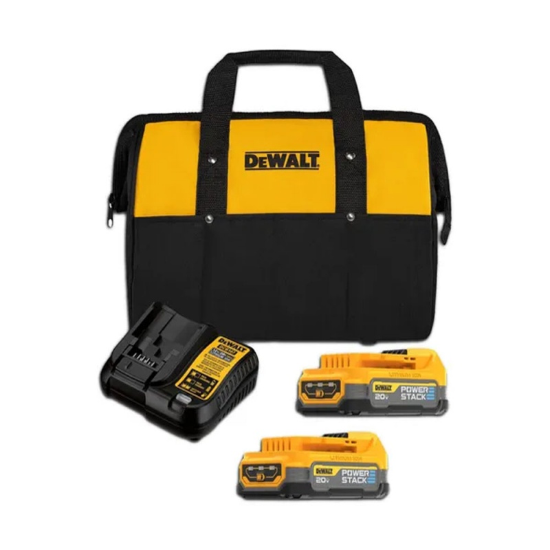 [DCBP034E2-B2] Combo de (2) Baterias 20V 1.7 Ah Max Powerstack + (1) Cargador Dewalt