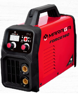 [FORCE160] Inversora Soldadora Electrodo 160 Amps (Inc. Portaelectrodo, Cable a tierra, Careta, Cepillo) Monof. 220V Maraga