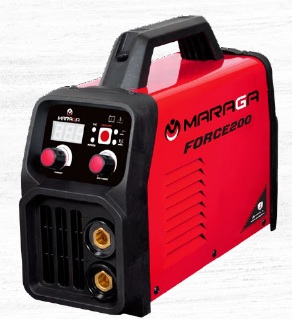 Inversora Soldadora Electrodo 200 Amps (Inc. Portaelectrodo, Cable a tierra, Careta, Cepillo) Monof. 220V Maraga