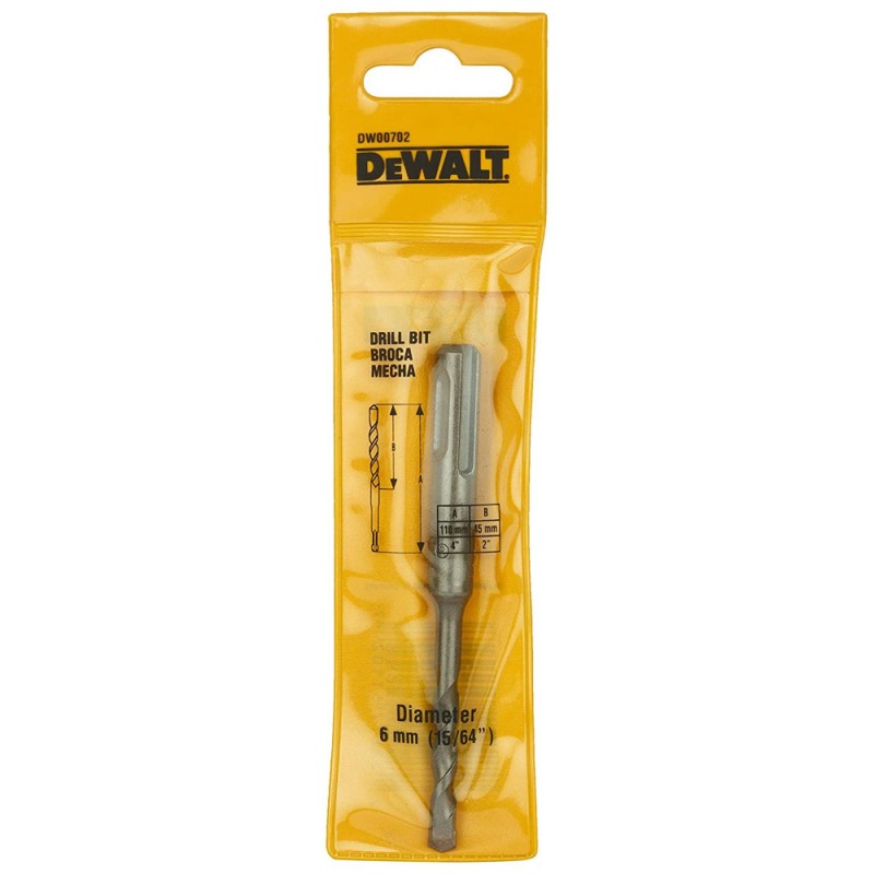 [DW00702] Broca Sds Plus 6X50X110Mm Dewalt