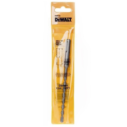 [DW00703] Broca Sds-Plus 6x100x160mm (1/4"x4"x6-1/4") Dewalt