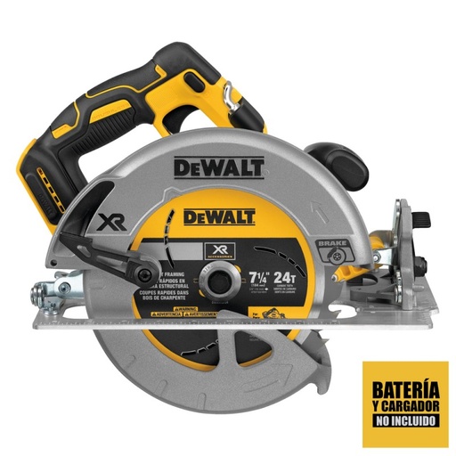 [DCS570B] Sierra Circular Inalámbrica 7-1/4" 20V Sin bateria/Ni cargador DCS570B Dewalt