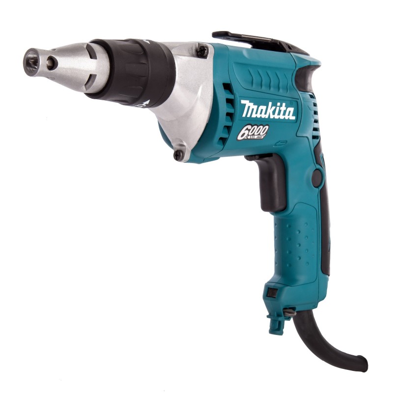 [FS6300] Atornillador Drywall 1/4" 570W. 0-6000 Rpm 1.4Kg. Luz Led Makita