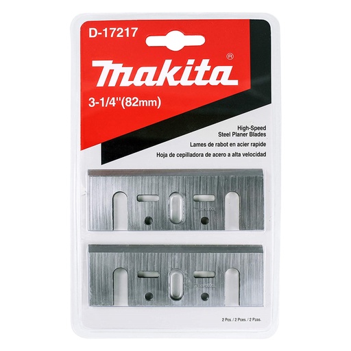 [D-17217] Cuchilla Para Cepillo Hss (2 Pcs) 82 Mm Makita