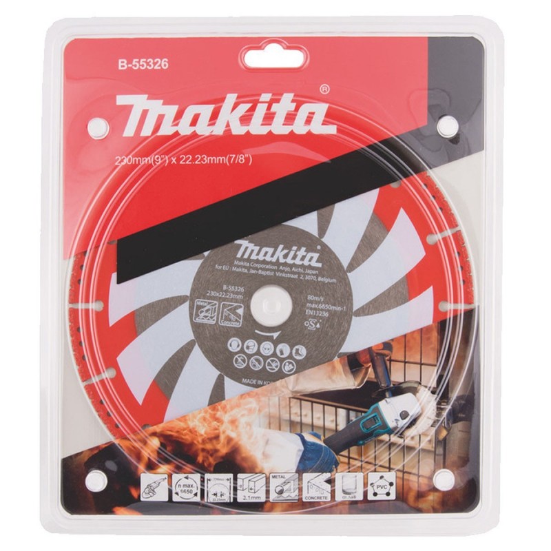 [B-55326] Diamond Wheel For Rescue 230Mm Makita