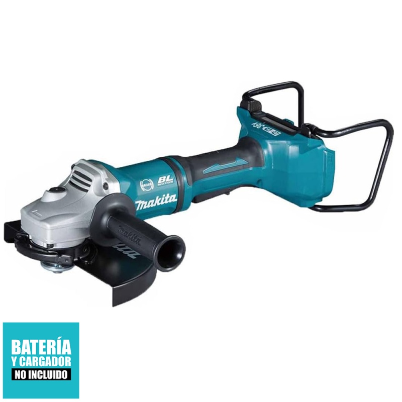 [DGA900Z] Esmeril Angular 9" 18V X 2 = 36V / 6,000 Rpm / Bl - Xpt / F.E. / Sin Baterías Makita