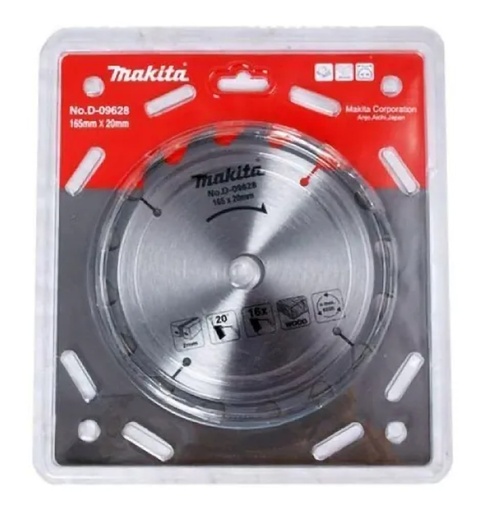 [D-09628] T.C.T. Saw Blade For Wood 165X20X16T Makita
