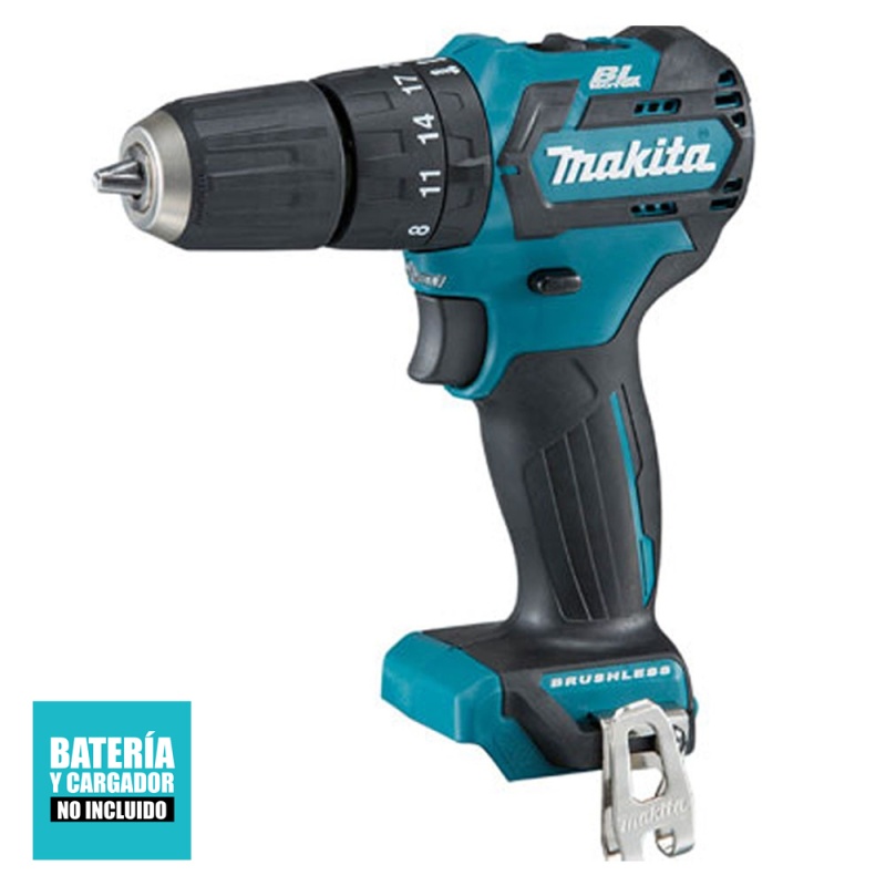 [HP332DZ] Taladro Percutor 3/8" 12V /2 Vel. / 35-21 Nm / Bl - Cxt / Sin Baterías Makita