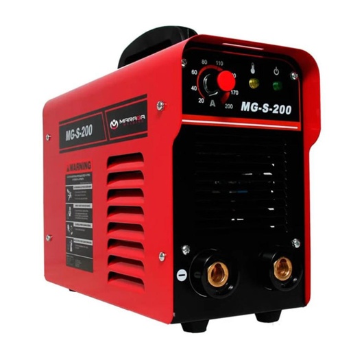 Inversora Soldadora Spider - Electrodo 200 Amps & TIG (Raspado) Monofasica 220Volts (Inc. Portaelectrodo y Pinza a Tierra) Maraga