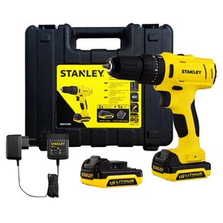 Taladro Inalambrico Percutor 3/8" 12V + 2 Bat 1.5 Ah + 1 Cargador Stanley