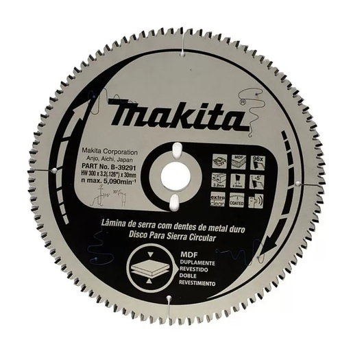 [B-39285] Disco Sierra Para Melamine 10" X 30.0 X 3.20Mm. 80 Dientes (Reductor 1"Y 5/8") Makita