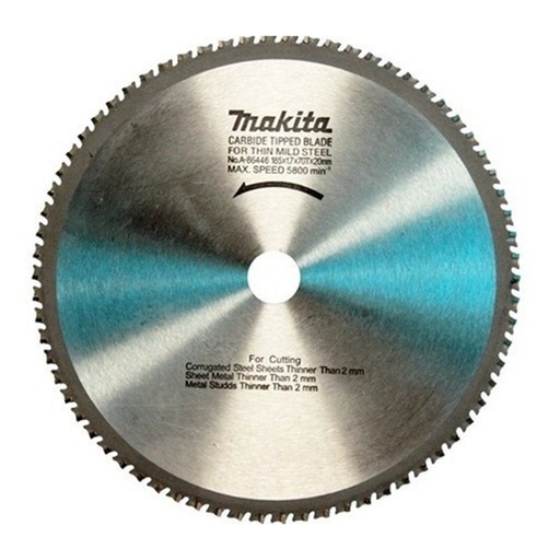 [A-86446] Disco sierra para metal TCT (185x20 mm) 70 dientes Makita