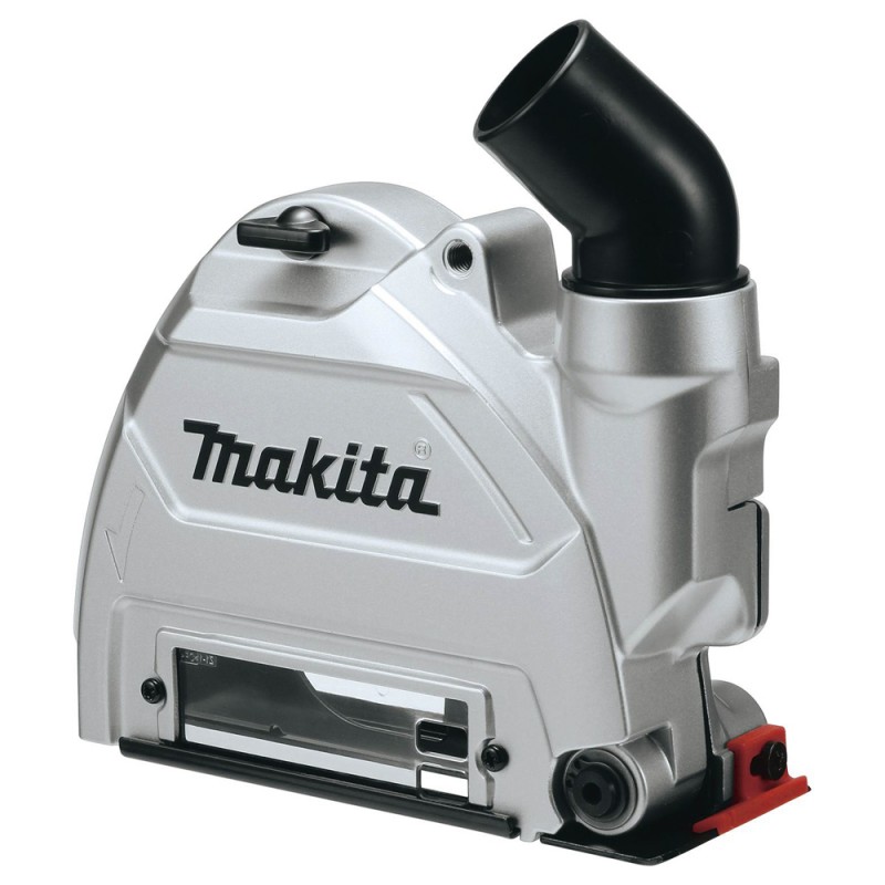 Guarda De Corte 5" X-Lock Regulable Con Base Y Toma De Polvo Metalico Gris (Dga469, Dga519) Makita