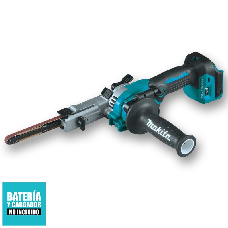 [DBS180Z] Lijadora de Banda 18V / 9mm (3/8") / Vel. Var. / LXT - BL / Sin Bat Makita