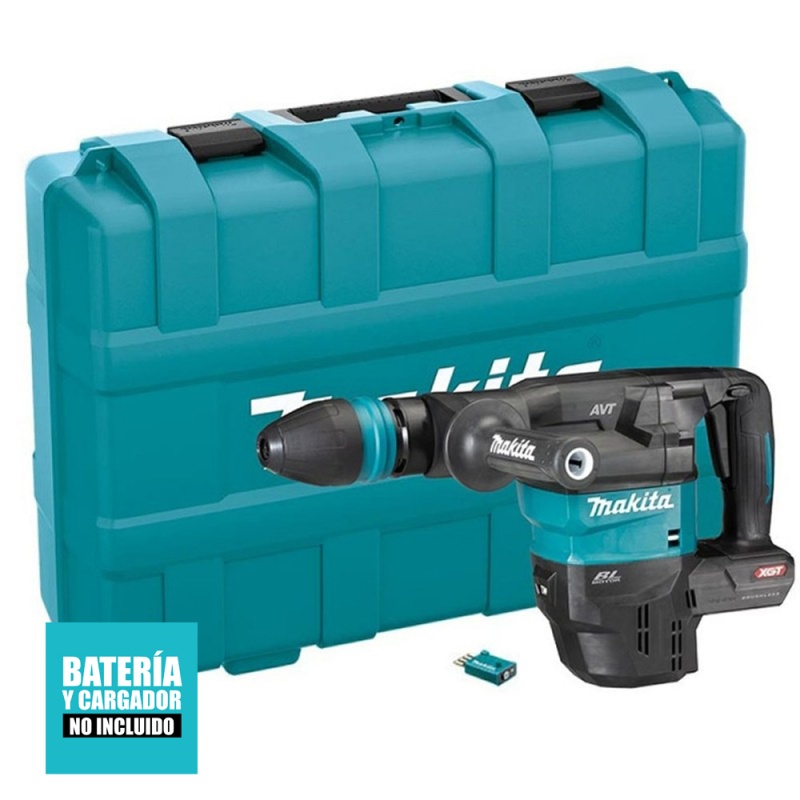 [HM001GZ] Martillo Demoledor Sds-Max Xgt 40Vmax / 9.4J / Avt - Xpt - Bl - Aws / Sin Baterías Makita