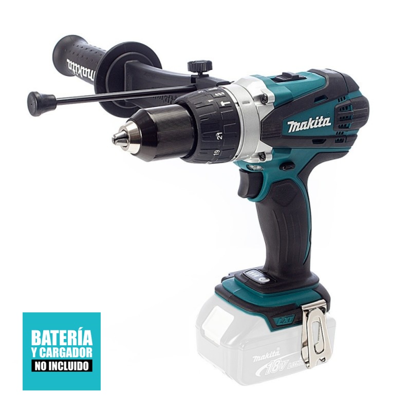[DHP458Z] Taladro Percutor 1/2" 18V / 2 Vel. / 91-58 Nm / XPT-LXT / Sin baterías Makita