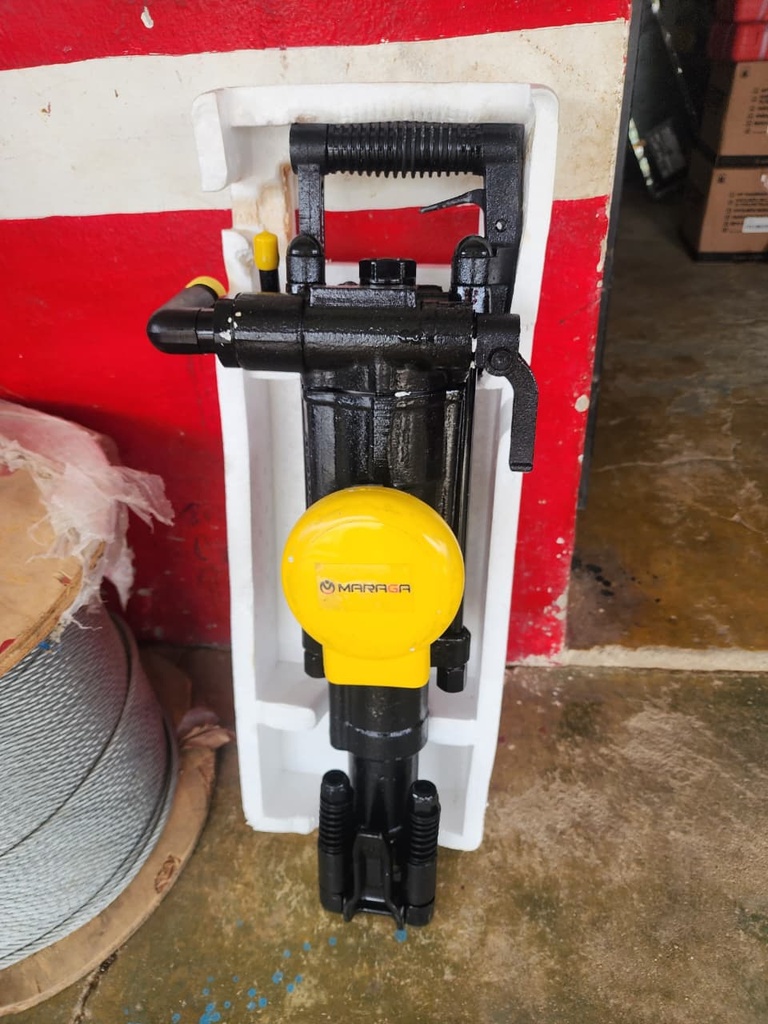 Perforadora Neumática YT29A + Pie de avance FT160A (Inc. Lubricador y Kit Reparacion) Maraga