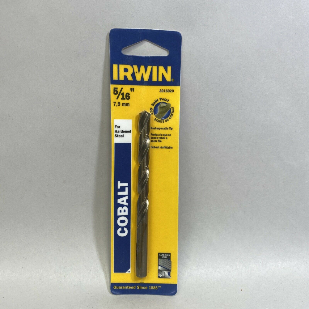 Broca HSS Cobalto 5/16" Blister 3016020 Irwin