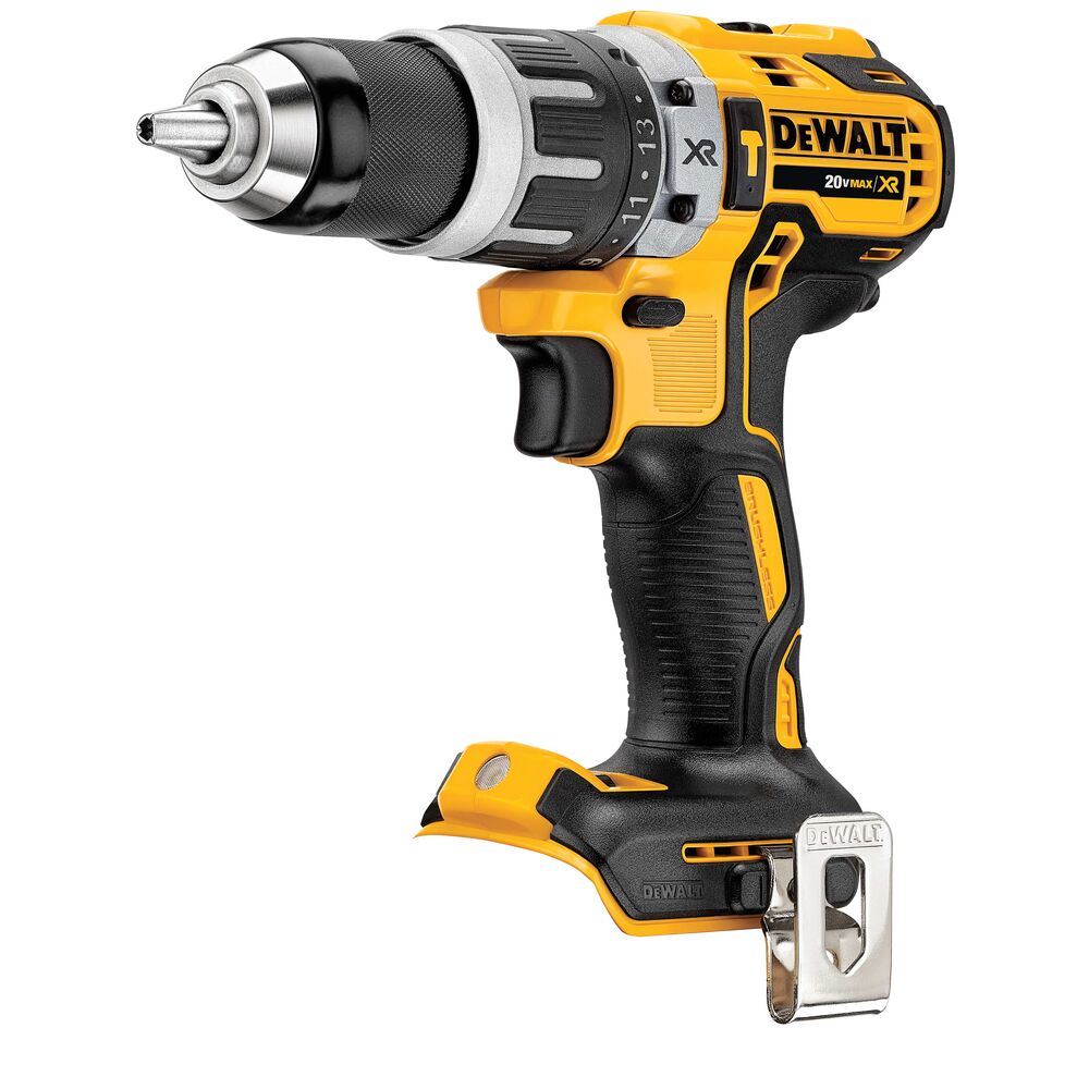 Combo Taladro Percutor 20V + Esmeril 4 1/2" Sin Bateria, ni Cargador + Baul de Herramientas DCK209P2T-B2 Dewalt