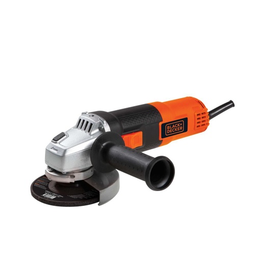 Esmeril Angular 4 1/2" 820W + Maleta + Guantes + Lente + Disco Black & Decker