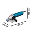 Amoladora Angular 5" 1100W GWS 11-125 Professional 0601.792.0E0-000 Bosch