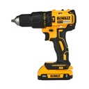 Combo Taladro Percutor 1/2" + Atornillador de Impacto 1/4" + Baterias + Cargador + Maleta Lona DCK223D2-B2 Dewalt