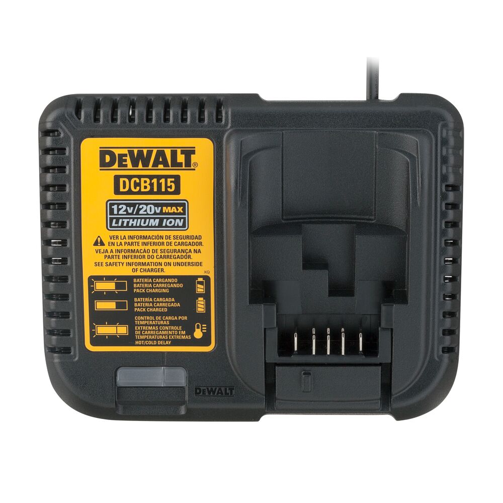 Cargador de Bateria 12V/20V Max DCB115-B2 Dewalt