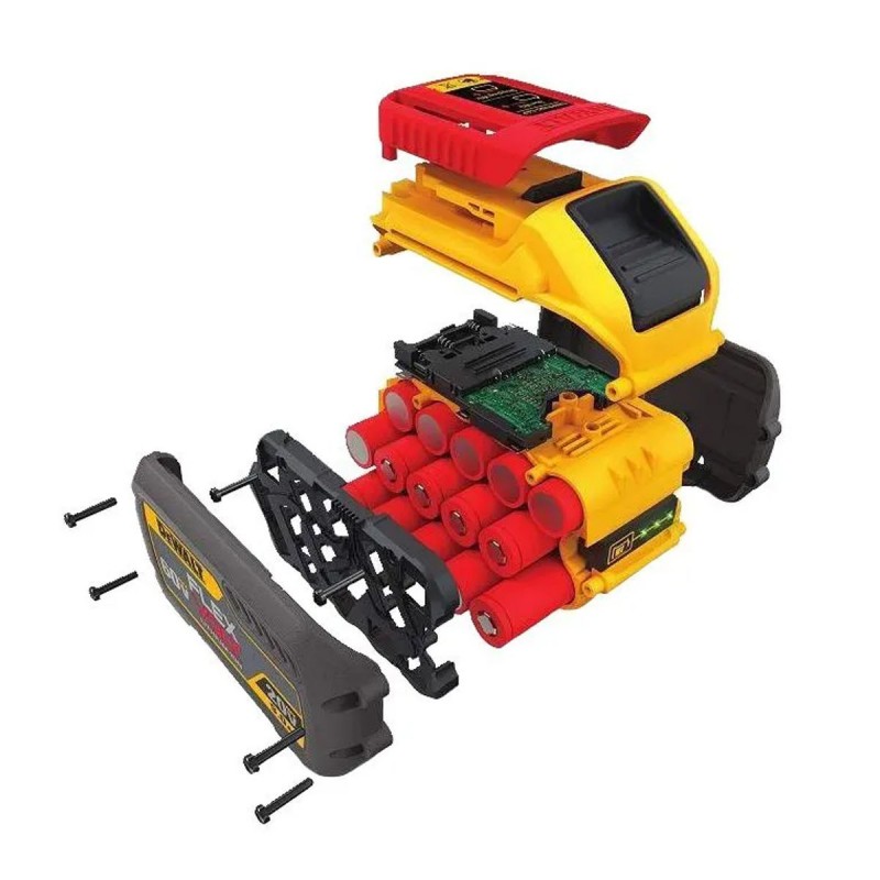 Batería Ion Litio 20V / 60V 9.0Ah Dewalt DCB609-B3_4
