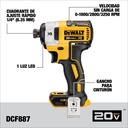 Taladro Percutor 1/2" 20V BRUSHLESS + Atornillador de Impacto 1/4" 20V BRUSHLESS DCK223D2 Dewalt_6