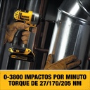 Taladro Percutor 1/2" 20V BRUSHLESS + Atornillador de Impacto 1/4" 20V BRUSHLESS DCK223D2 Dewalt_7