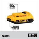 Taladro Percutor 1/2" 20V BRUSHLESS + Atornillador de Impacto 1/4" 20V BRUSHLESS DCK223D2 Dewalt_8