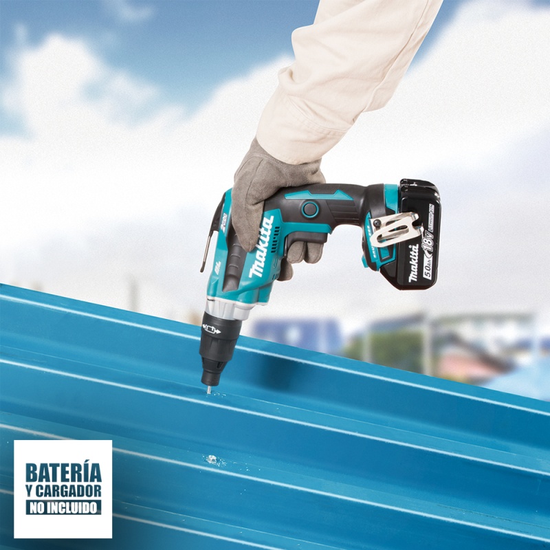 Atornillador para Drywall 1/4" Hex 18V LXT BL Baretool Makita DFS251Z_5