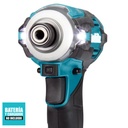 Atornillador de Impacto 1/4" Hex 40V XGT BL 220 Nm Baretool Makita TD001GZ_2
