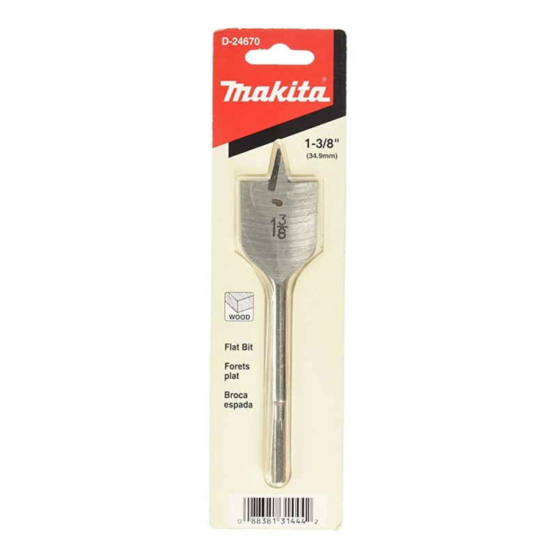 Broca Plana para Madera 1 3/8" x 6 1/2" Makita D-24670_2