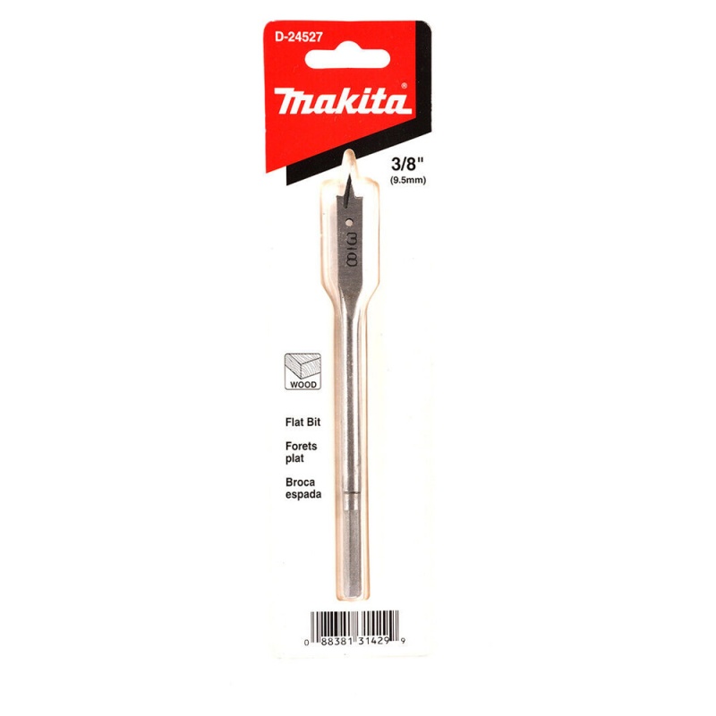 Broca Plana para Madera 3/8" x 6" Makita D-24527_2