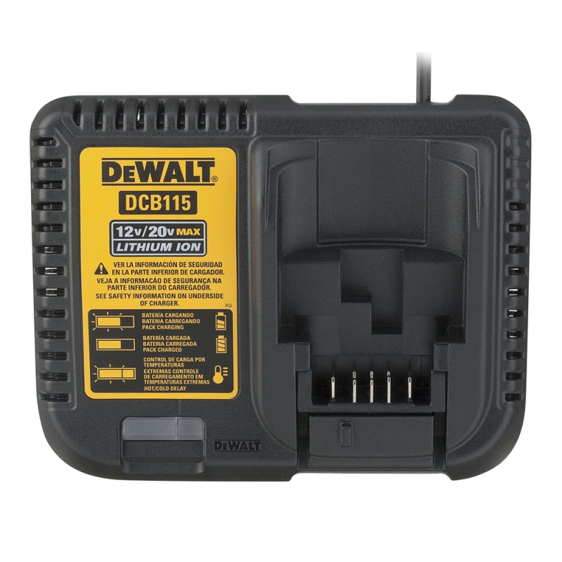 Cargador de Batería Ion Litio 12V - 20V Max Dewalt DCB115-B2_4