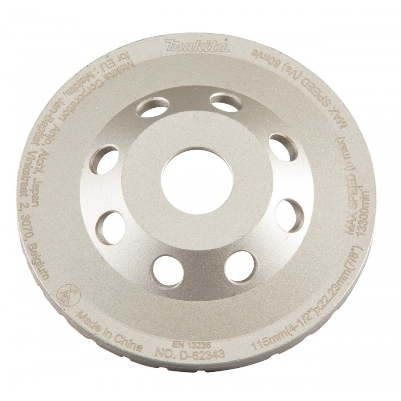Copa Diamantada Abrasivo 4 1/2" 115mm x 22mm Tipo turbo_4